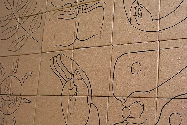 laser engraving art bricks